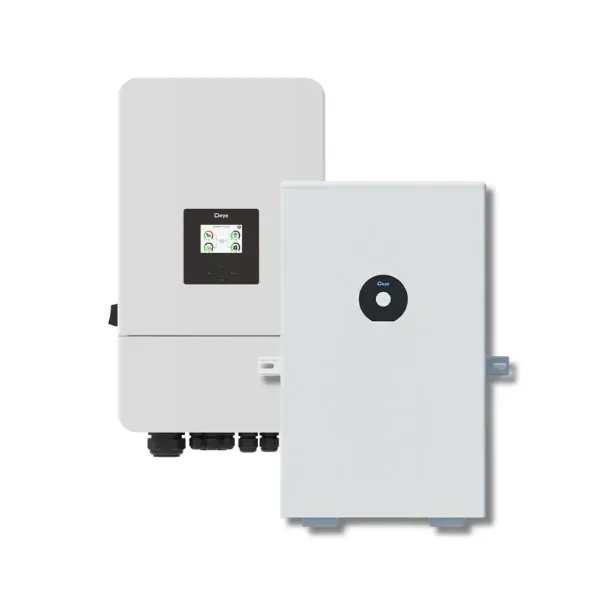 Deye hibrid inverter és a mellé csatlakoztatott ESS-DEYE-SE-F12-C MAX energiatároló egy csomagban